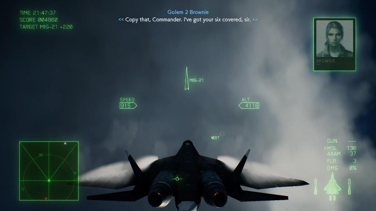 ACE COMBAT 7....Flyin drunk