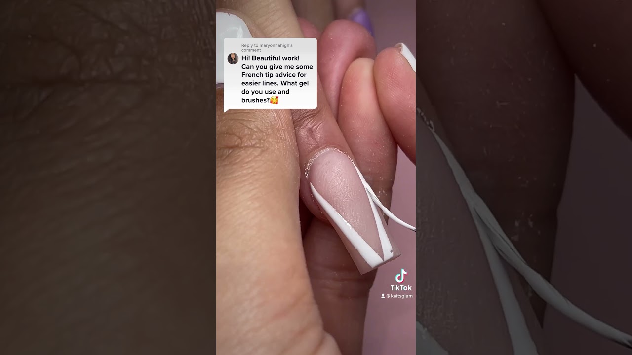 French Tip Nail Tutorial | Acrylic Nails