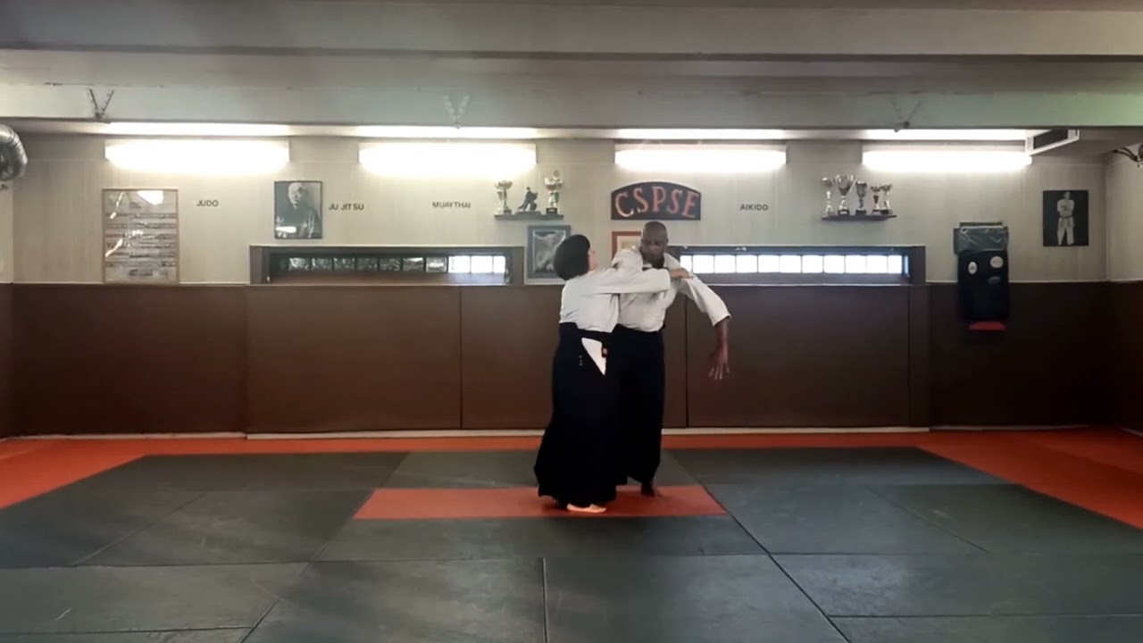 Technique Aïkido | Tachi waza - ryo kata dori - sokumen iriminage
