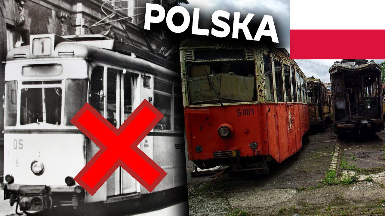 Tutaj tramwajem już NIE POJEDZIESZ !! Część 2 miejsc wartych zobaczenia w Polsce - dawne TRAMWAJE 🇵🇱