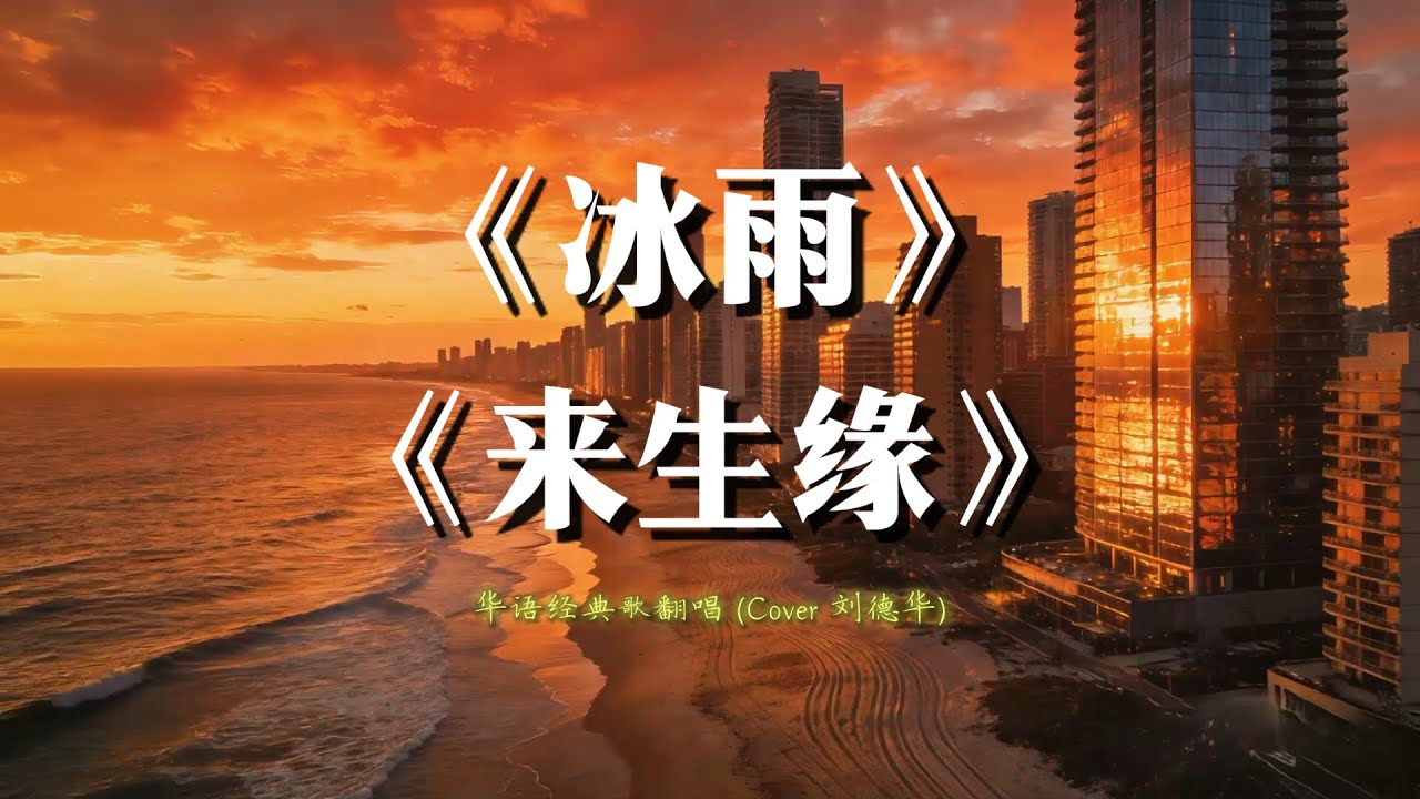 《冰雨》+《来生缘》Rock版翻唱 (Cover 刘德华)【动态歌词lyrics】#华语经典  Chinese nostalgic song covers