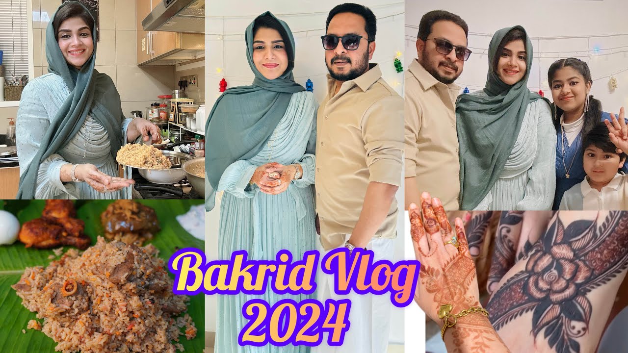 ⚡️Bakrid Vlog 2024 💫 Eid ul adha Vlog Taste of Chennai ✨ Eid Vlog in Tamil