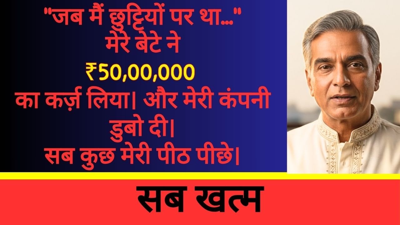 तीन महीने की छुट्टी…और मेरे बेटे ने मेरी पूरी कंपनी खत्म कर दी