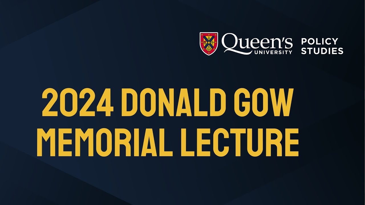 2024 Donald Gow Memorial Lecture | Amy Baker, Ambassador of Canada to the Kingdom of Norway
