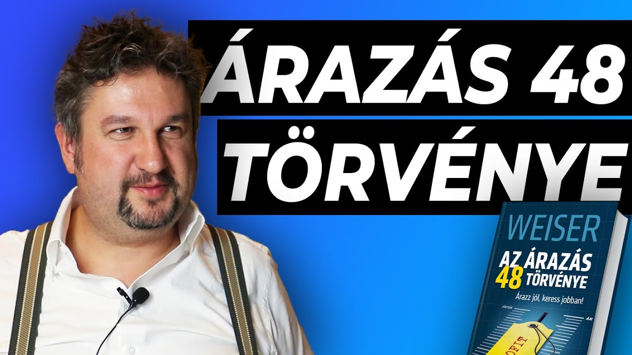 Az árazás 48 törvénye 💰 Interjú WEISER ISTVÁNNAL