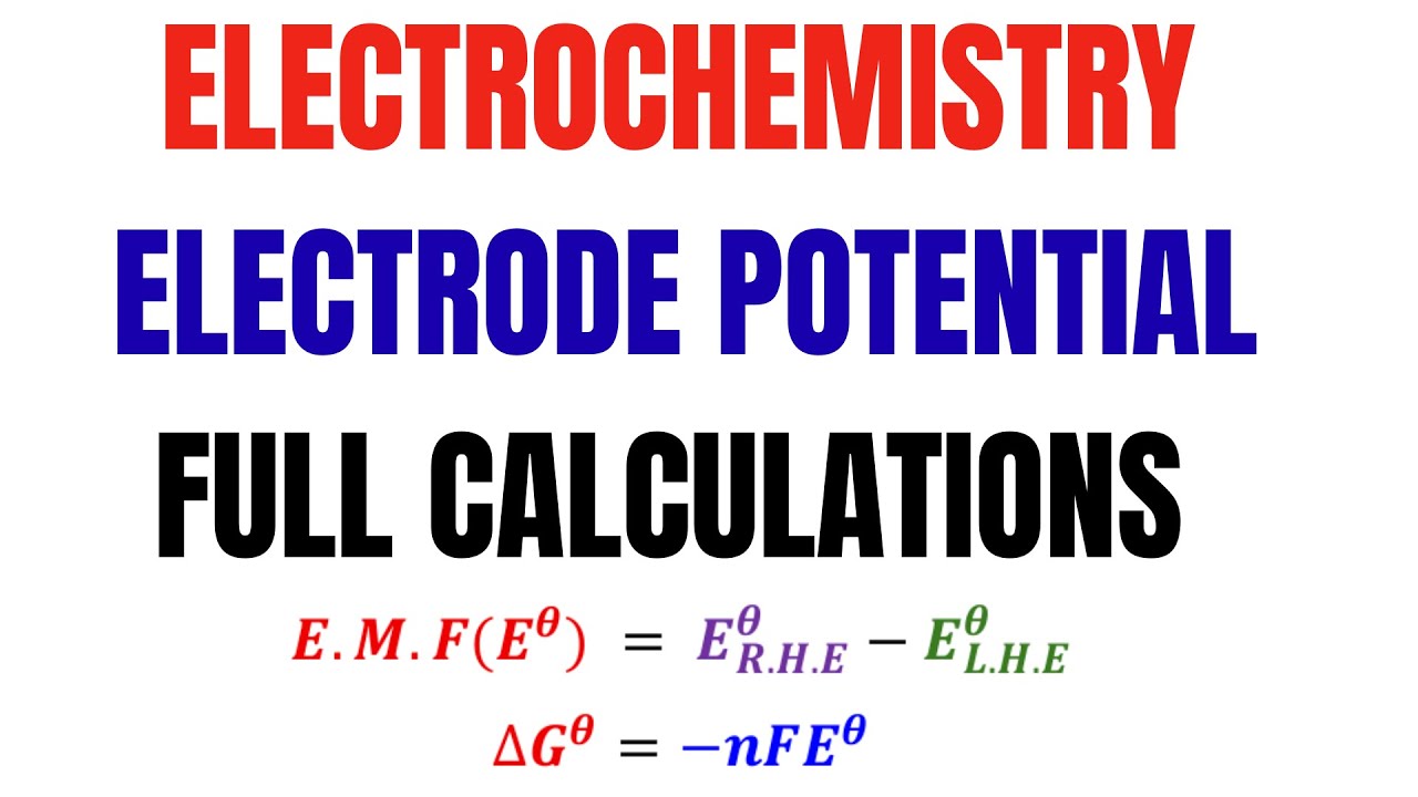 ELECTROCHEMICAL CELLS |A'LEVEL CHEM