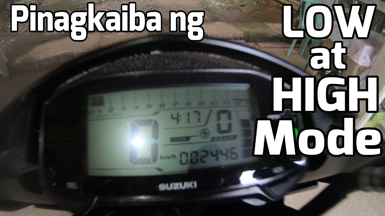 Low vs High Mode ng Raider 150 FI | Short Explanation | WERPA