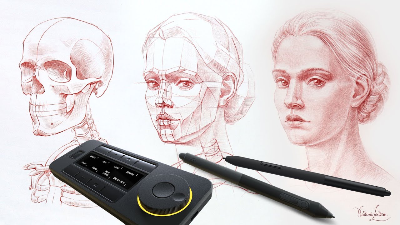 Unboxing Xencelabs and Drawing a Portrait