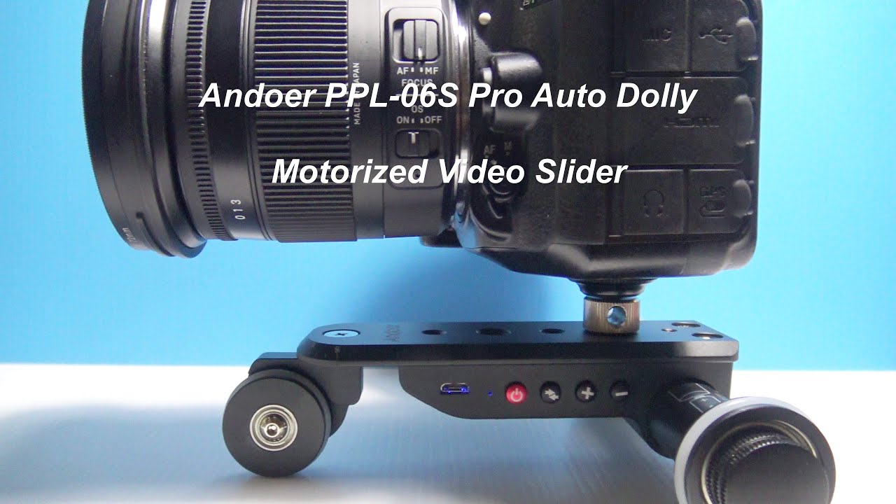 Andoer PPL-06S Pro Auto Dolly Motorized Video Slider