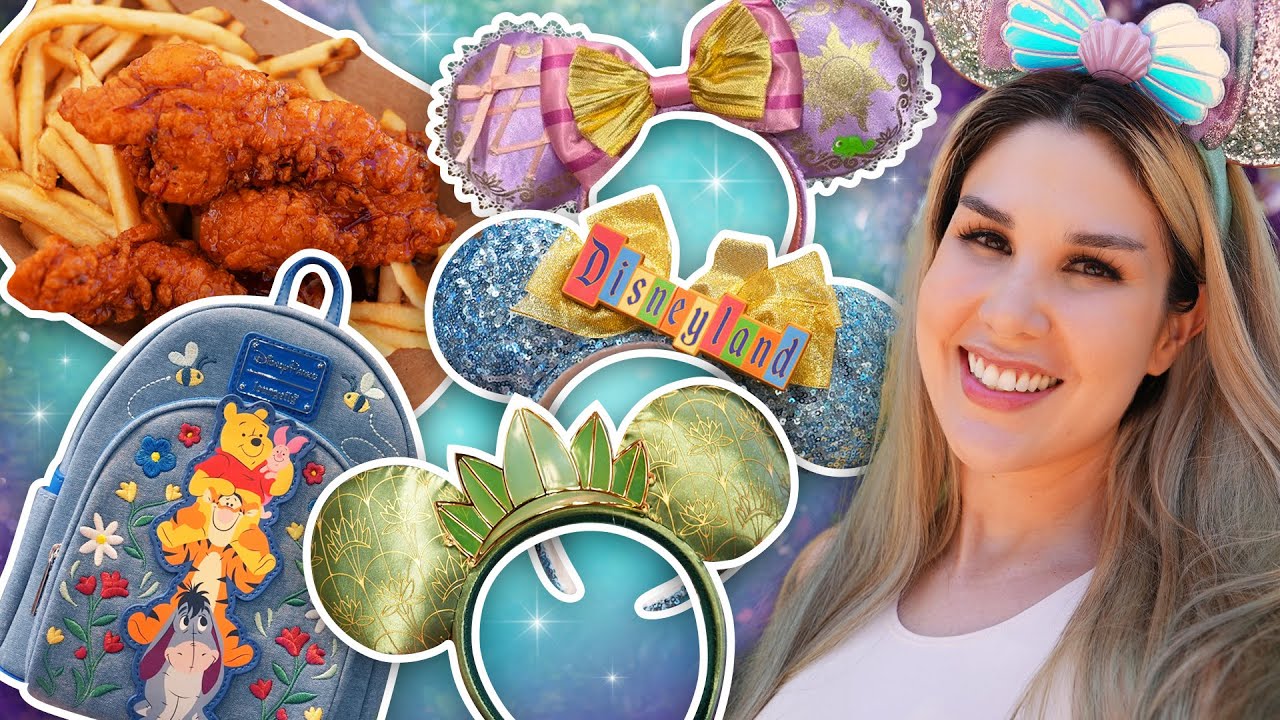 LOTS OF NEW EARS! Every Pair Inside World of Disney + Hot Honey Tenders! 🍯 Disneyland Merch 2024
