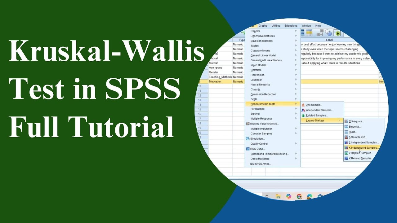 Тест Краскела-Уоллиса в SPSS с использованием данных шкалы Лайкерта. Полное руководство.