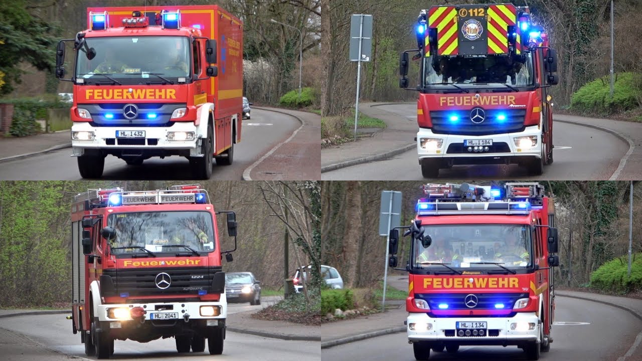 [FULL EMERGENCY - LUFTNOTLAGE||TH FLUG 2 R20!] - Einsatzfahrten zum Großeinsatz am Flughafen Lübeck