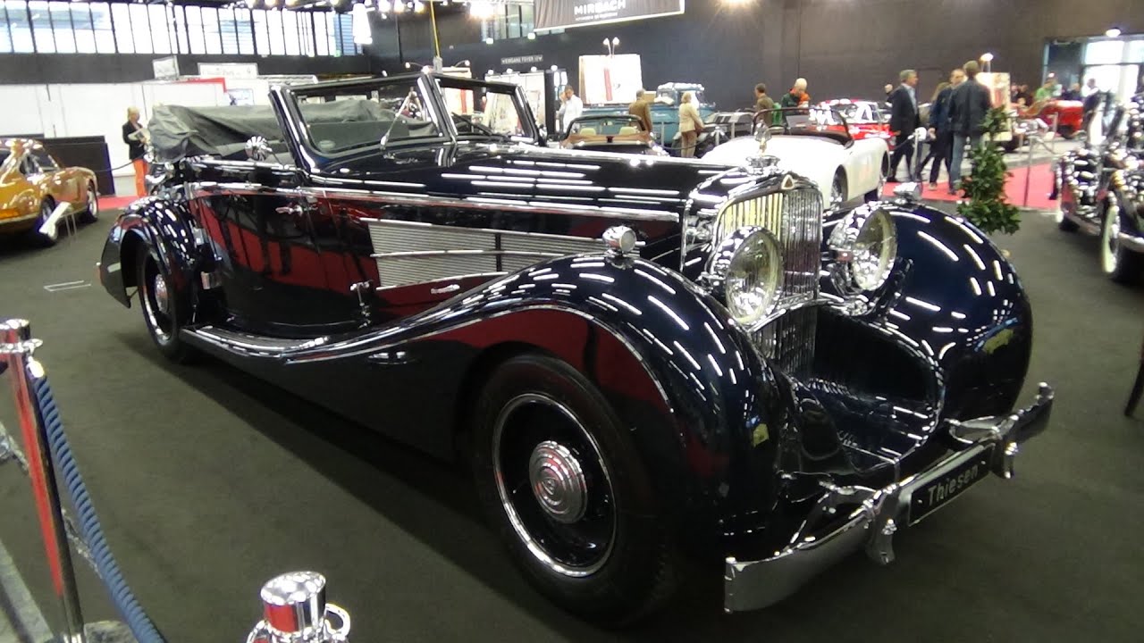 1933 - Maybach DS8 Zeppelin Cabriolet - Exterior and Interior - Classic Expo Salzburg 2015