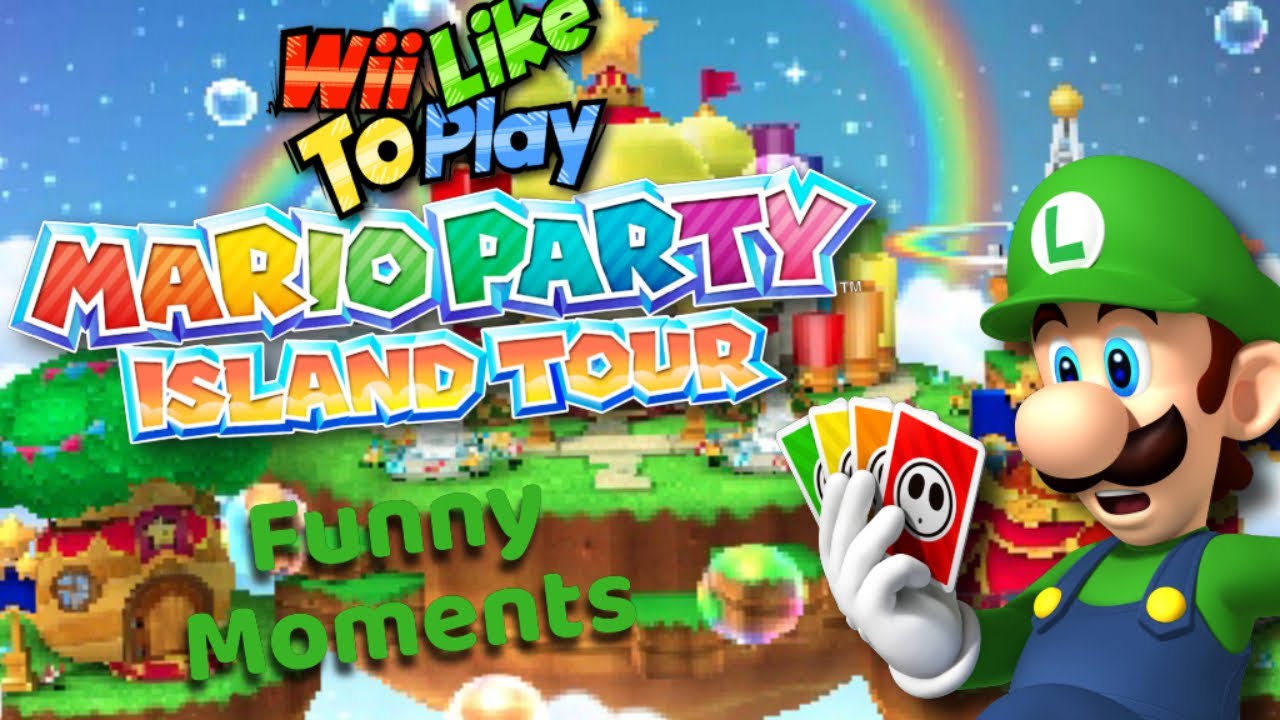 WiiLikeToPlay - Mario Party Island Tour Funny Moments