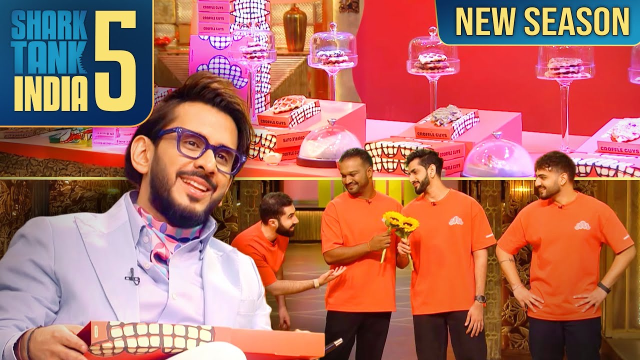 Sweet और Savoury का perfect blend लाया 'Croffle' | Shark Tank India S5 | Food Pitches