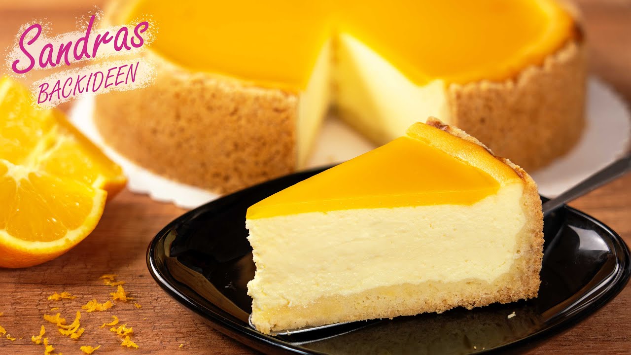 Orangen-Käsekuchen: Der saftigste Cheesecake des Winters! 🍊 Einfach & Schnell