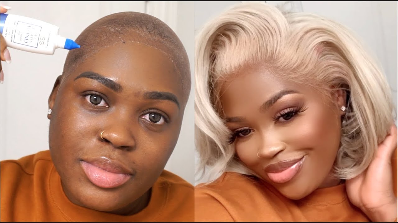 I Went Completely Blonde! Perfect Blonde For Brown SKin Plus My Current Lacewig Installation Process