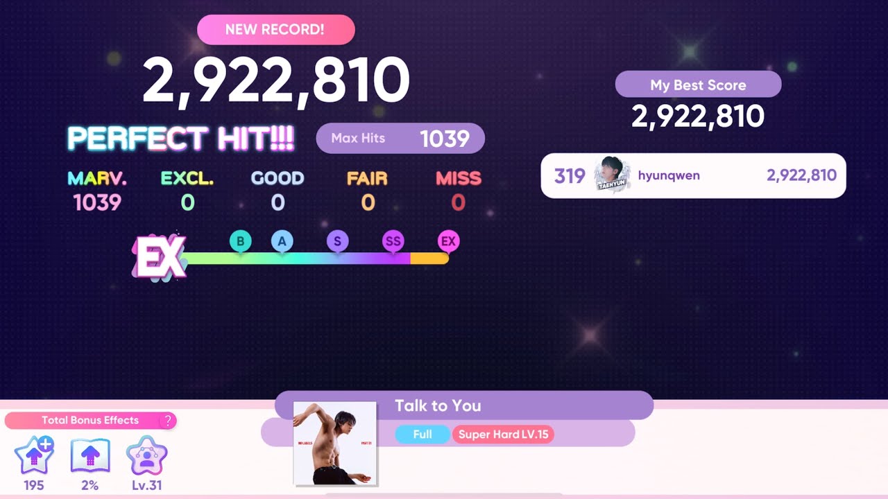 YEONJUN - Talk to You (super hard mode - all marvelous) | Rhythm Hive gameplay 