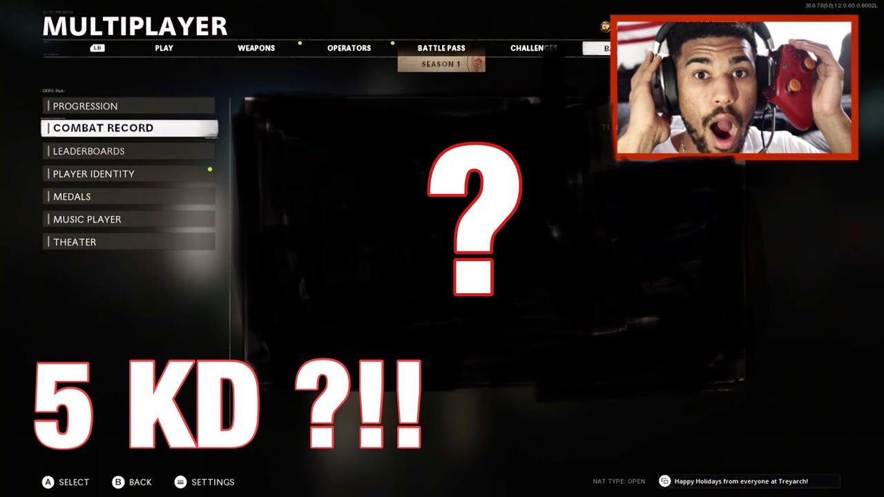REVEALING MY COMBAT RECORD !!!!! Call of Duty Cold War