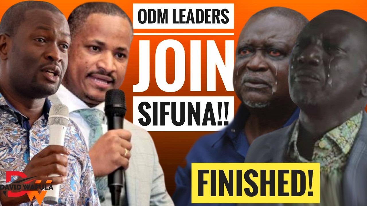 OBURU FAINTS AS SIFUNA RECEIVES FOUR ODM REBELS PUBLICALLY IN KAKAMEGA!