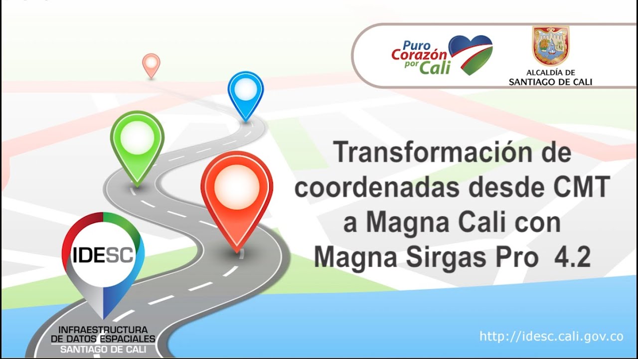 Vídeo tutorial Magna Sirgas Pro - Transformación de coordenadas desde CMT a Magna Cali