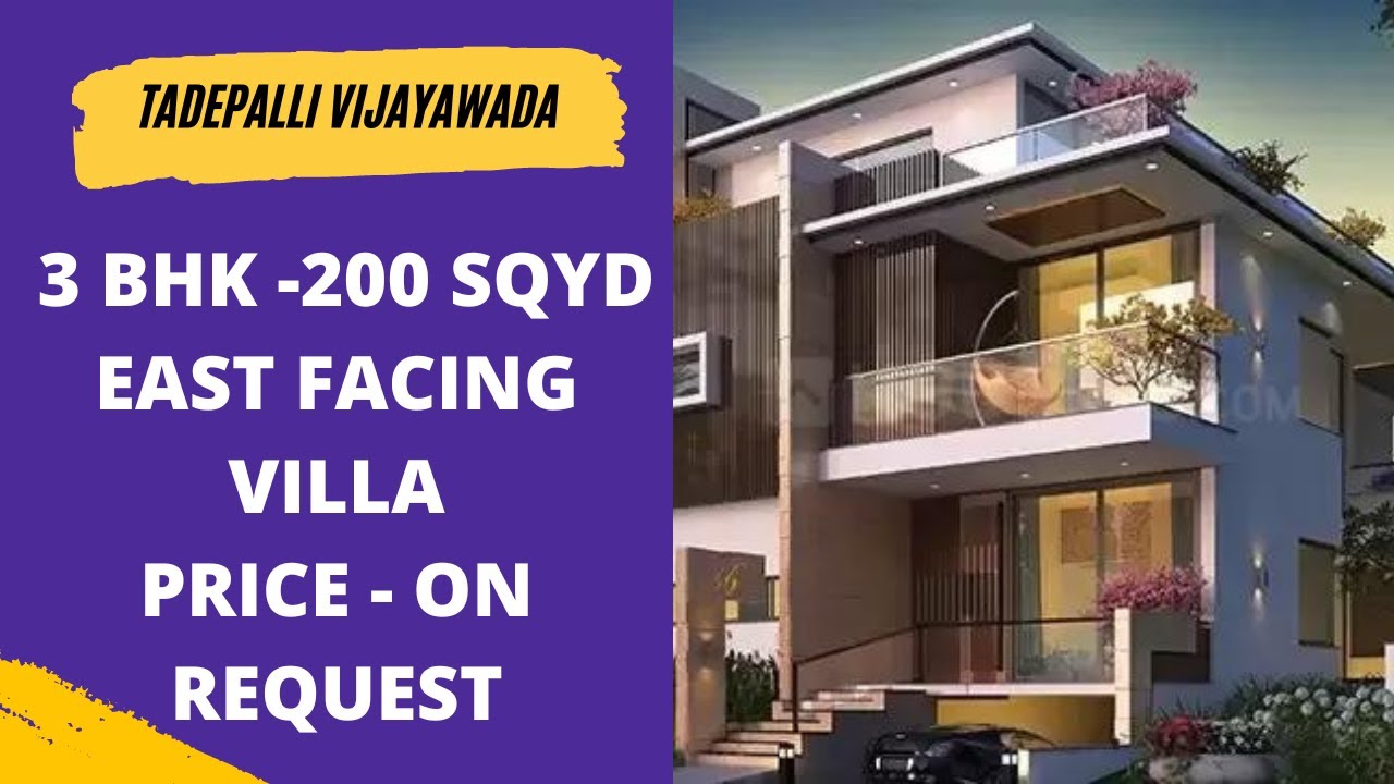 3 BHK Villa- 200 Sqyd |☎️+91-9870312918 | East Facing Villa For Sale In Tadepalli | Price on Request