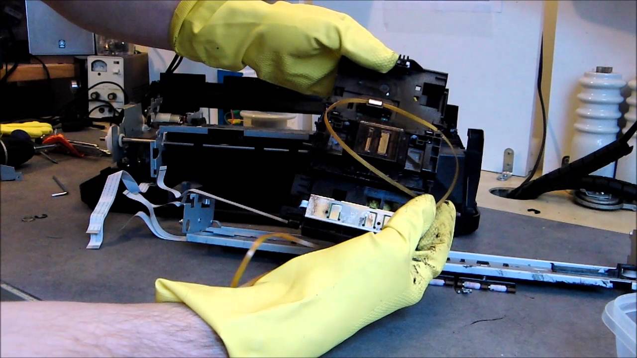 Teardown horror: ink overflowing HP Photosmart printer