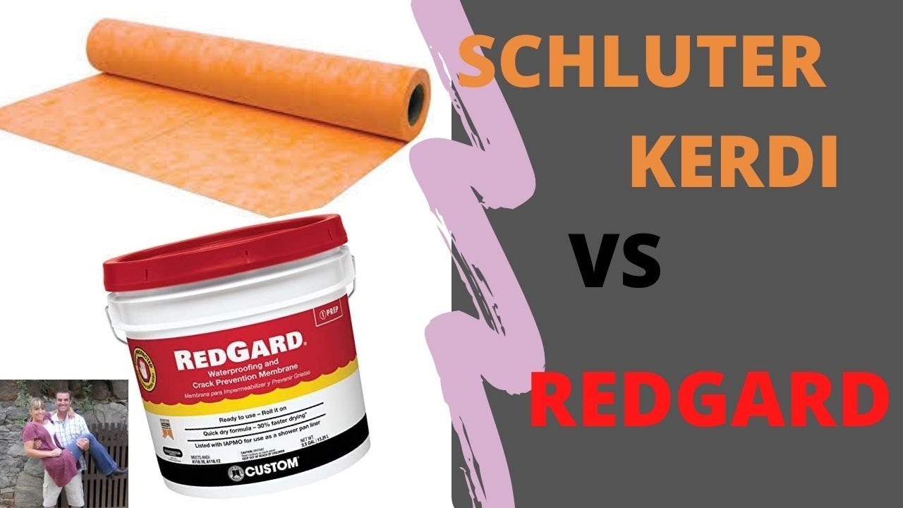 Schluter Kerdi Vs Redgard Waterproofing #diy #howto #how