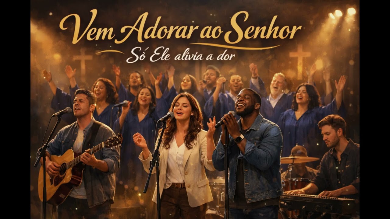 VEM ADORAR AO SENHOR SÓ ELE ALIVIA A DOR