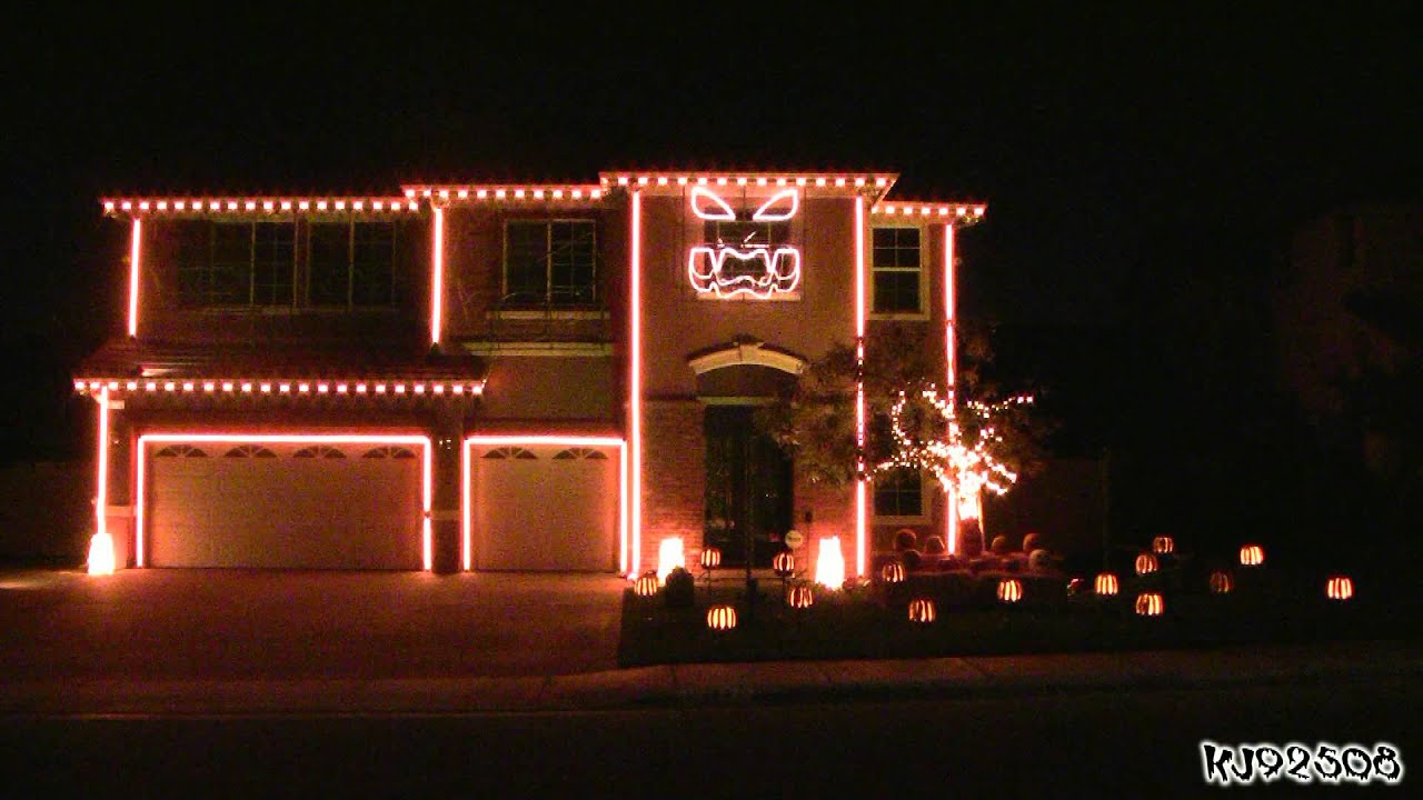 Halloween Light Show 2011 - This Is Halloween