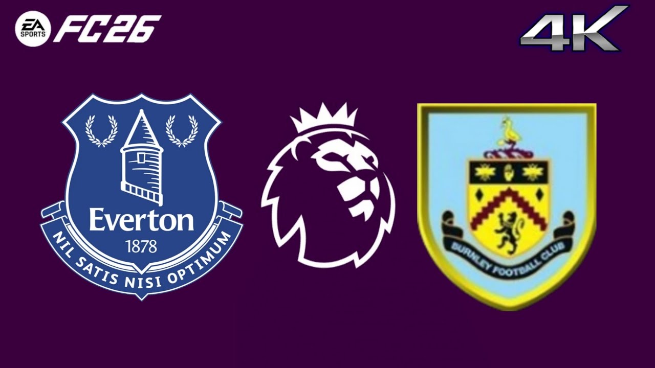 🚨 EVERTON X BUNLEY PREMIER LEAGUE GAMEPLAY FC 26 /03/03/2026