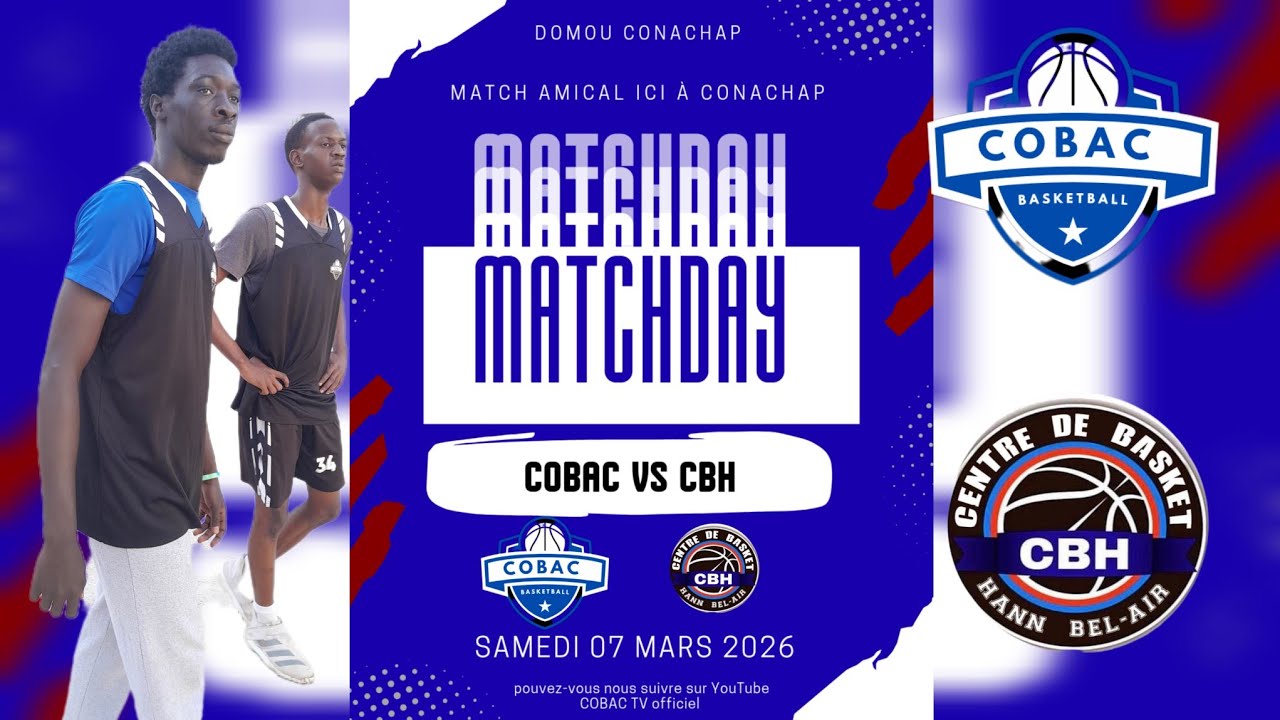 Le basket nous rassemble ! COBAC affronte CBH dans un match amical plein d’intensité.COBAC 🆚 CBH 