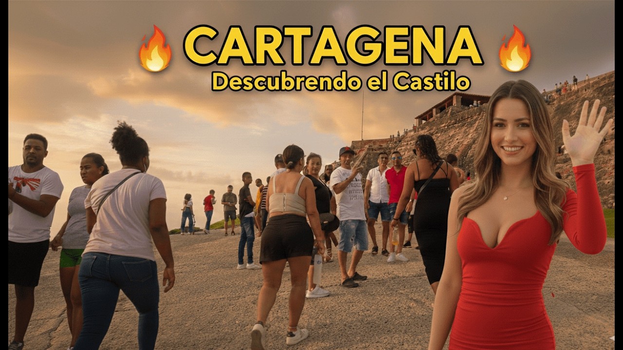 La vista más brutal de Cartagena desde el Castillo San Felipe #cartagena #colombia #travel