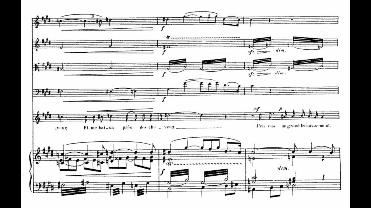 Ernest Chausson — Chanson perpétuelle, Op.37