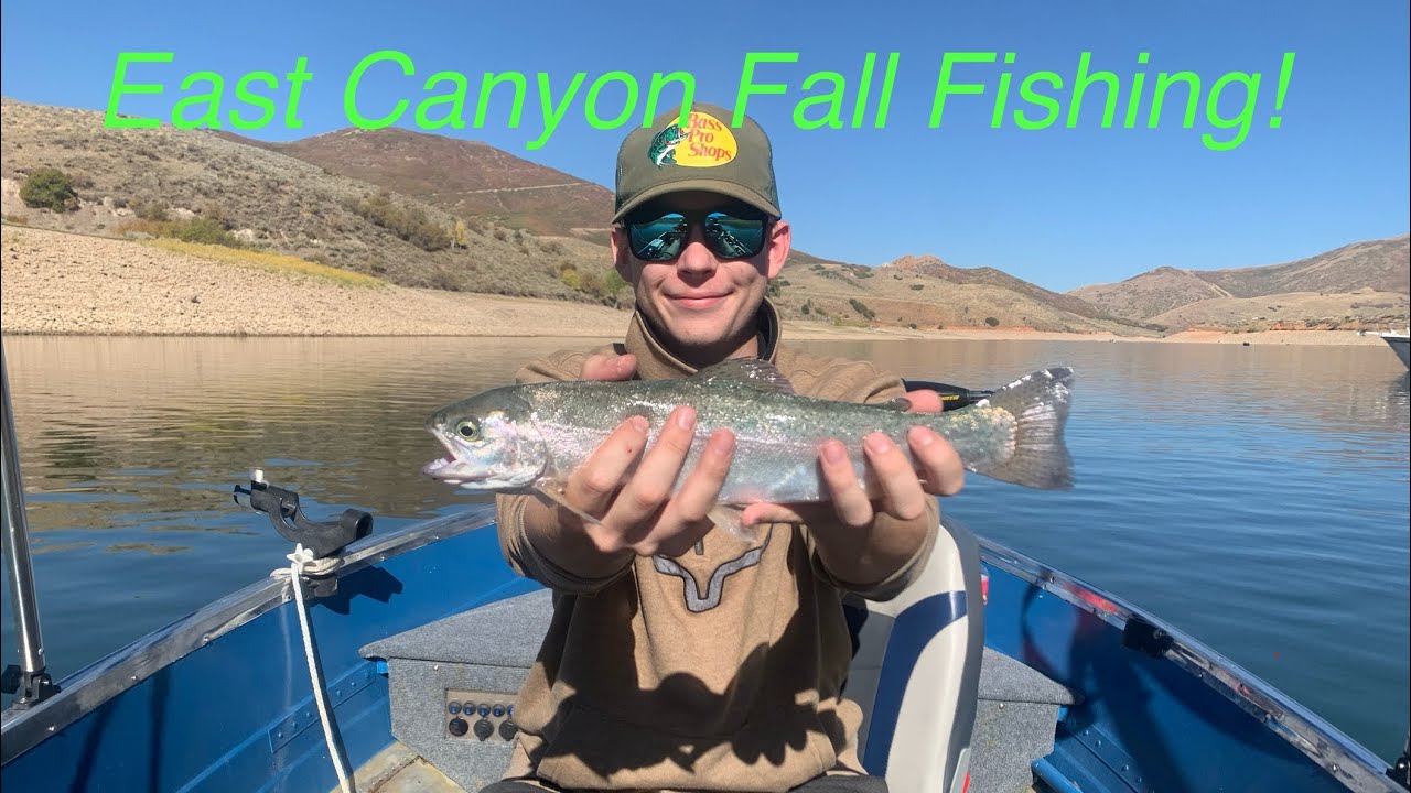 East Canyon Reservoir Fall Fishing! Trout Fishing! 