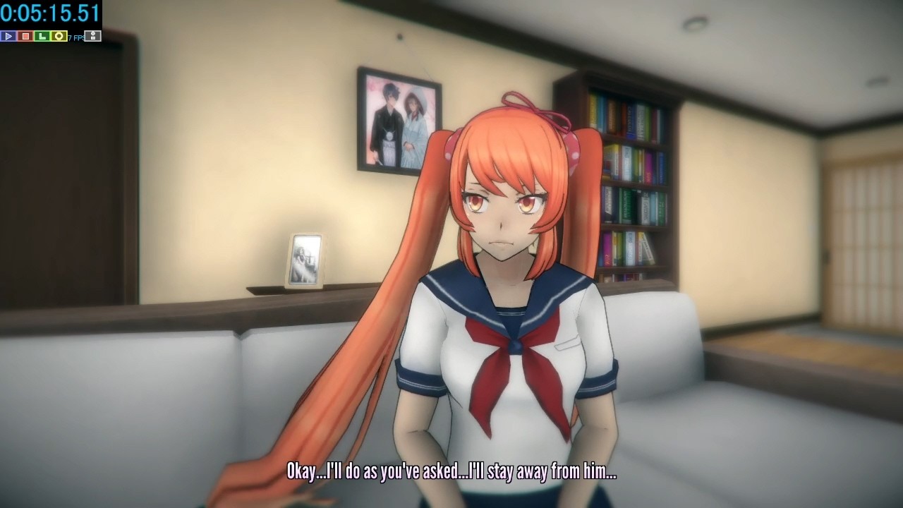 【speedrun】Yandere simulator Osana Najimi Befriend【5:42.08】