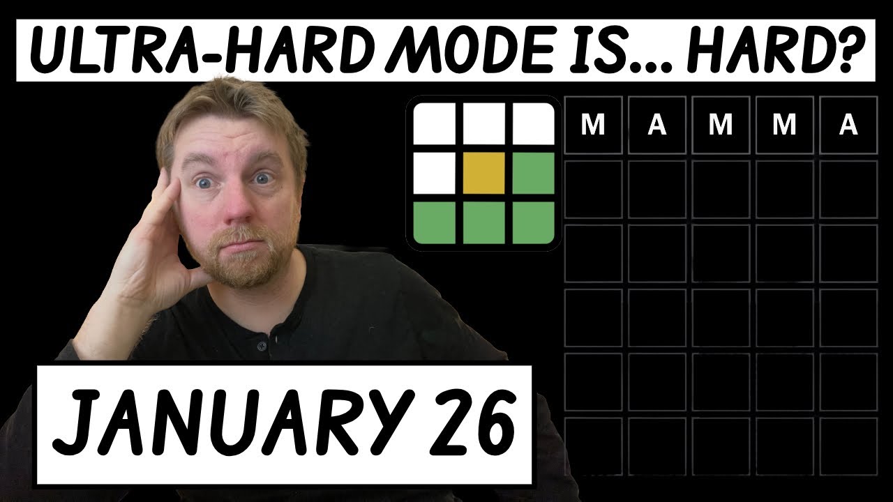 MOROSE MONDAY serves up a classic! | Wordle #1682 (Jan 26th, 2026)