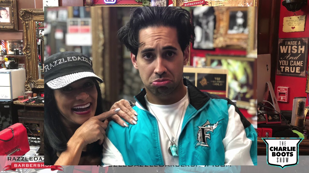Charlie Boots Visits RAZZLEDAZZLE Barbershop