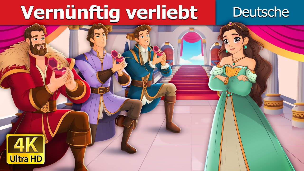 Vernünftig verliebt | Sanely in Love in German | Deutsche Märchen | @GermanFairyTales