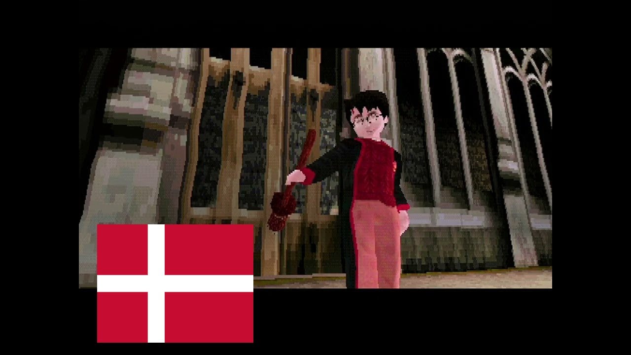 Harry Potter and the Philosopher's Stone PSX Danish Version Longplay without Commentary PAL in NTSC
