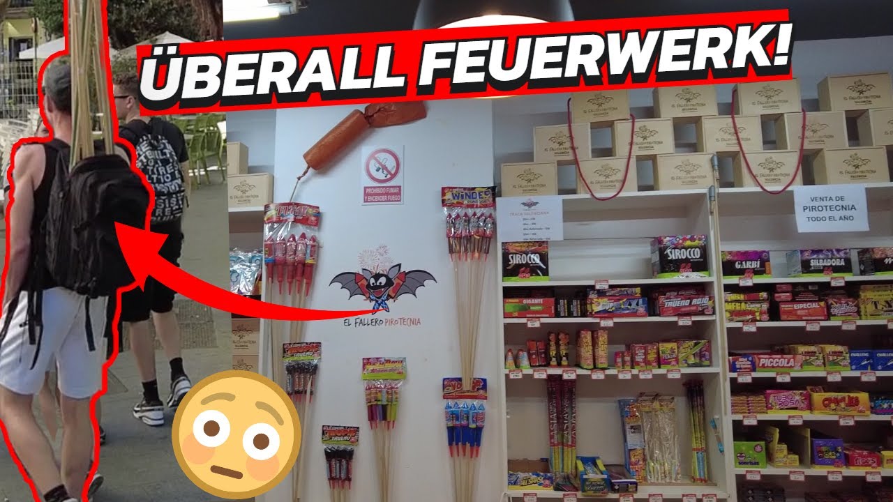 FALLAS DE VALENCIA VLOG 2023 TEIL 2 - EXTREM HEFTIGE FEUERWERKE AN JEDER ECKE!