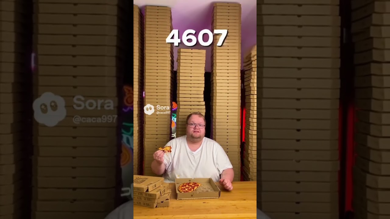 Тоха съел 900.000 пицц