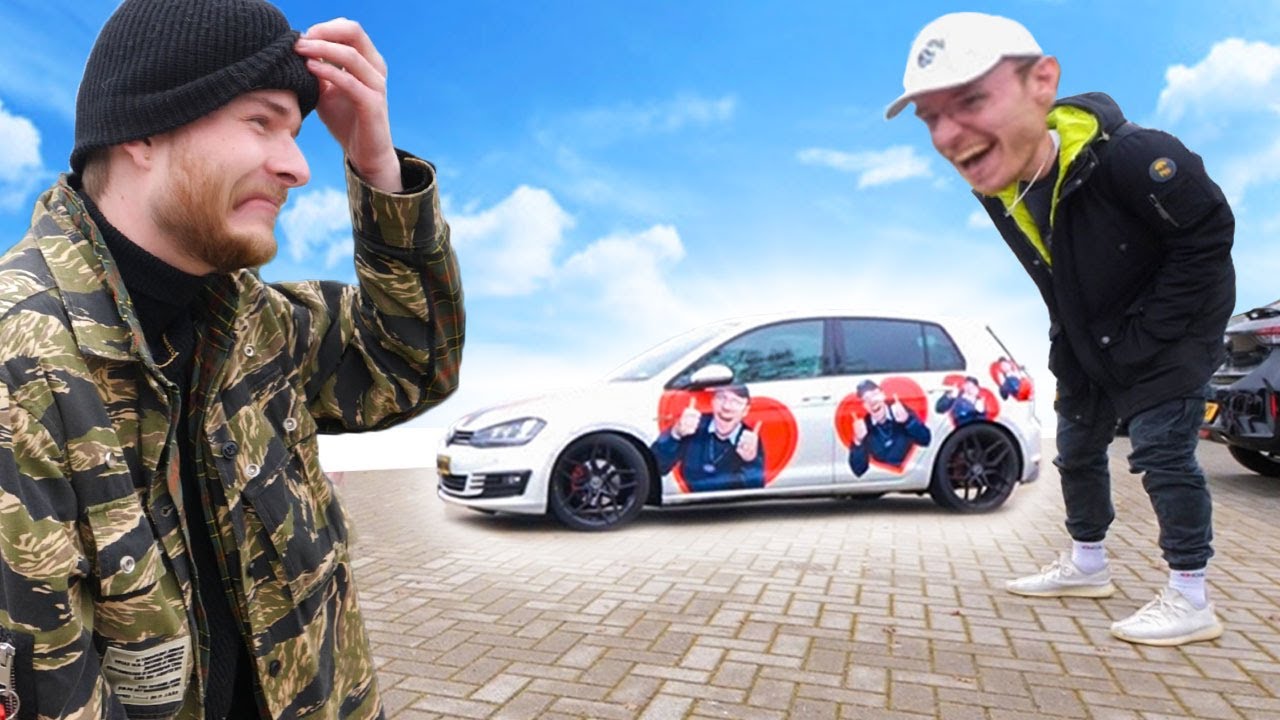 PASCAL VERRASSEN met NIEUWE AUTO (Joost zijn valentijnscadeau)