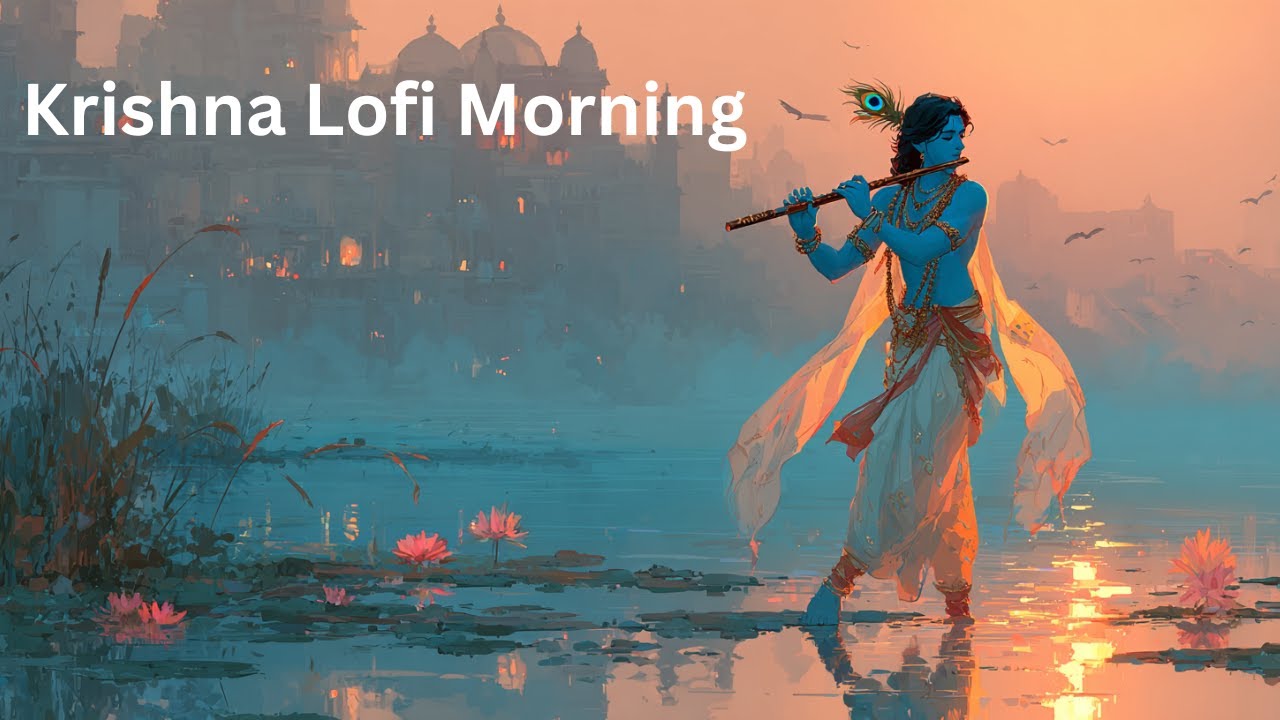 Krishna Lofi Morning | Peaceful Flute & Devotion for a Positive Start