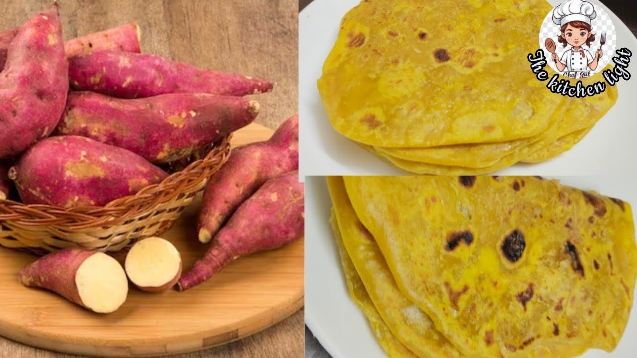 சர்க்கரைவள்ளி கிழங்கு போளி ❤️‍🔥 | How to make sweet potato poli recipe in Tamil | snacks recipe.