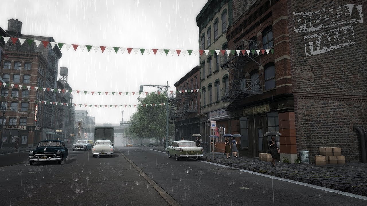 Mafia II | Old Time Reality Mod | New Weather Cycle & Textures | Rain