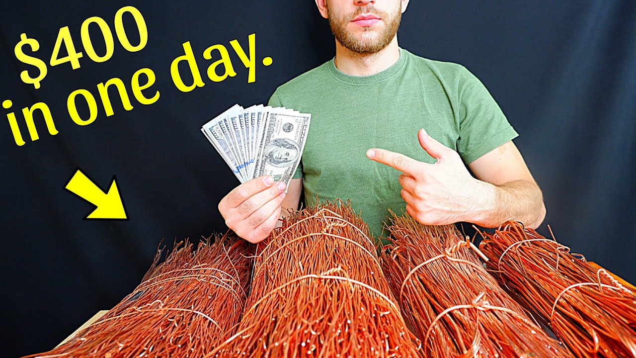 Copper Wire Recycling Business | HOW to quickly STRIP wires and make Money
