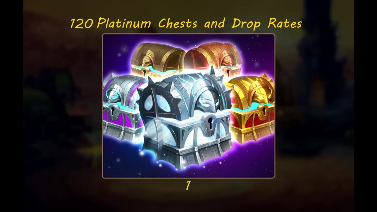 MGM Hero Wars - 120 Platinum Chests and Drop Rates