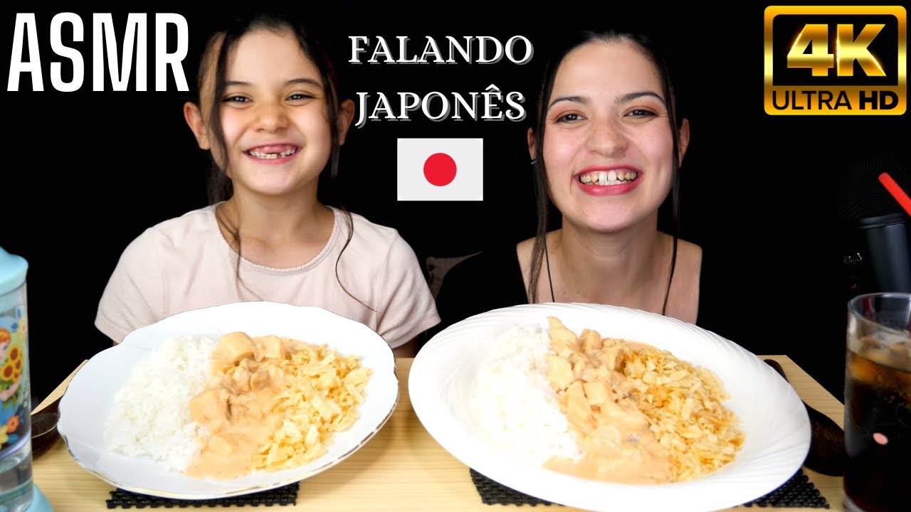 STROGONOFF DE FRANGO | FALANDO JAPONÊS LEGENDADO (ASMR COMIDA/MUKBANG/SONS MASTIGAÇÃO)