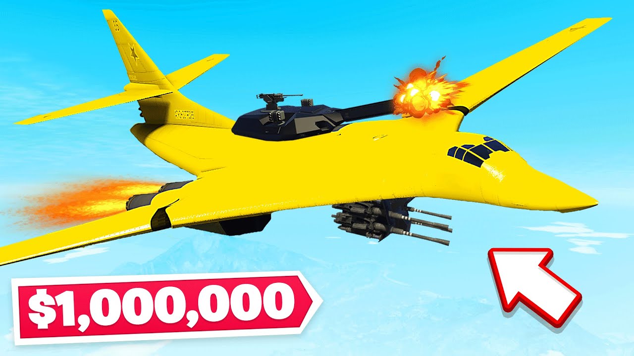 *НОВОЕ* ДОПОЛНЕНИЕ «ГИГАНТСКИЙ СУПЕРСАМОЛЕТ» ЗА 1 000 000 ДОЛЛАРОВ В GTA 5!